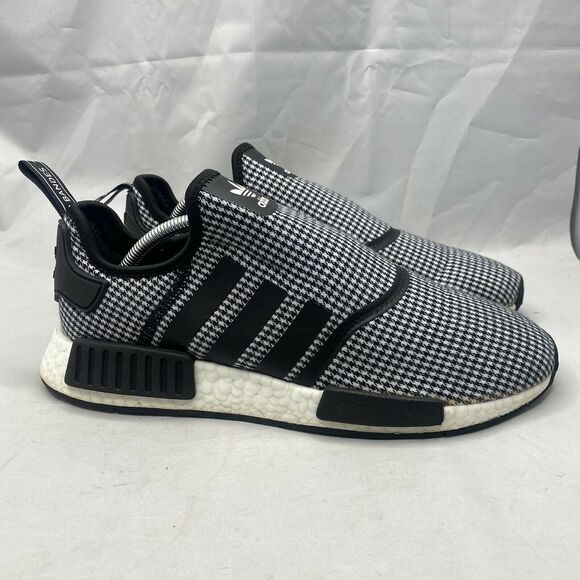 adidas Other - Adidas Originals NMD Runner R1 Slip-On FV5438 Black White Mens Size 10.5 Rare*
